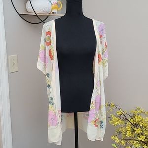 M/L Anthropology Moth wrap cardigan